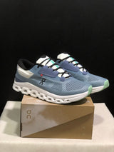 On Cloudstratus 3 Running Shoes, Blue Gray