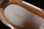 Louis Vuitton Sneakerina Suede Lace-Up Sneakers, Beige