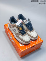 Nike Air Force 1 Low Supreme Print Gray White BV1858-018