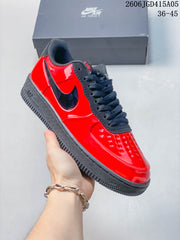 Nike Air Force 1 '07 Low Sneakers in Red and Purple