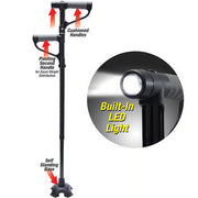 Electronics & Gadgets Aluminum alloy with Led light non-slip foldable walking stick