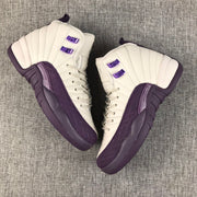 Jordan Air Jordan 12 White Purple Sneakers 510815-001