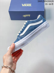 Vans Old Skool Blue Suede Low-Top Sneakers VN000CQDCHZ