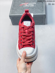 KILLWINNER Li Huo Red Low-Top Platform Sneakers