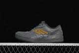 Balenciaga Hamptons Worn Out Sneakers in Grey and Yellow