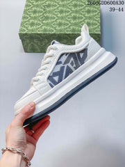 Gucci Screener GG White Low-Top Sneakers