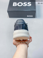 BOSS Navy Low-Top Lace-Up Sneakers 05GGD600A30