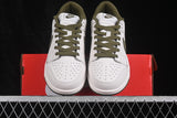 Nike SB Dunk Low Sneakers White Olive WG0319-146