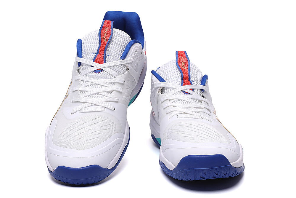 ASICS Gel-Resolution Tennis Shoes White Blue Turquoise