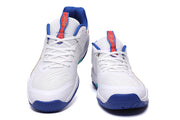 ASICS Gel-Resolution Tennis Shoes White Blue Turquoise