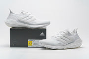 Adidas Ultraboost 21 White Running Sneakers FY0379