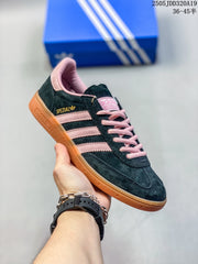 Adidas Spezial Low-Top Sneakers in Navy and Pink
