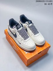 Nike Air Force 1 '07 LV8 Low Sneakers in White and Black