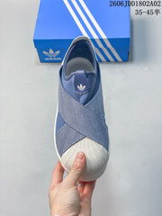 Adidas Originals Superstar 2 X Slip-On Sneakers Blue White KZ7554