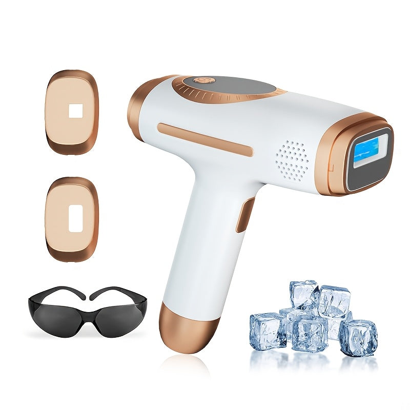 IPL Hair Removal Device with Cooling Care Function, Permanent Hair Removal for Men And Women, 999, 999 Flashes -Free IPL Hair Remover, Underarm Legs Arms Bikini Line Hair Removal Device