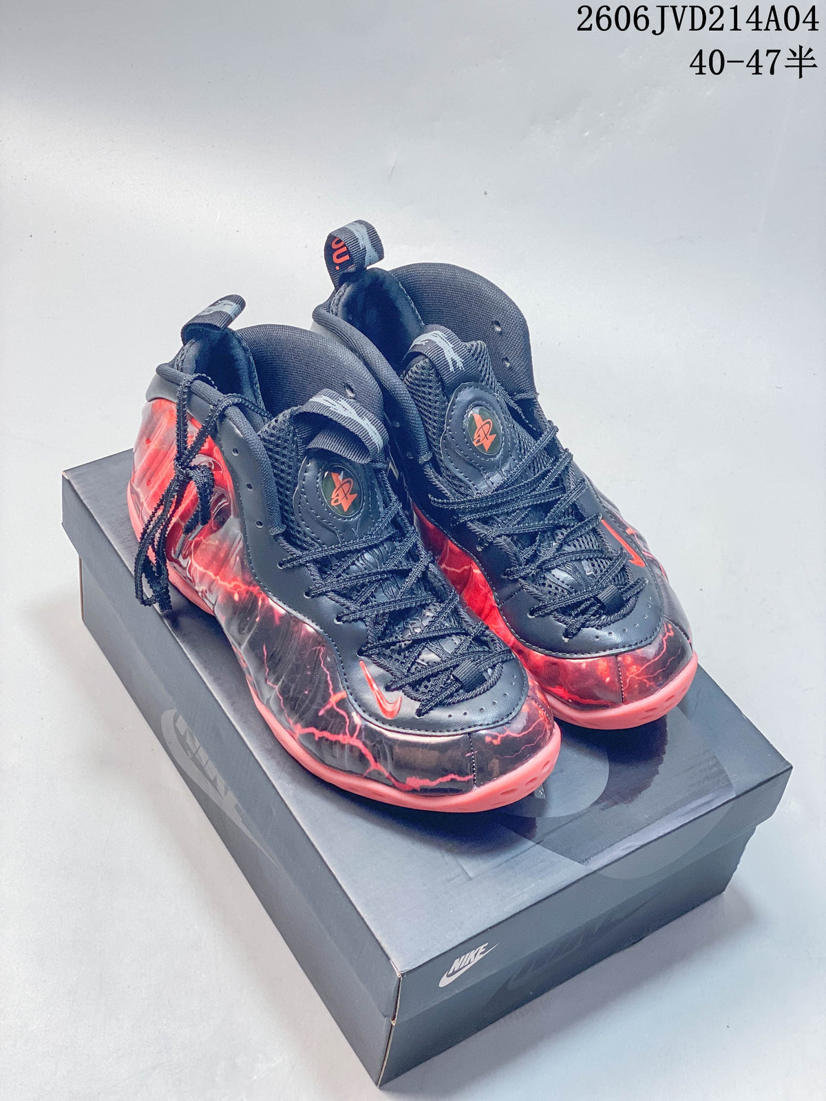 Nike Air Foamposite Pro Basketball Shoes Navy Red