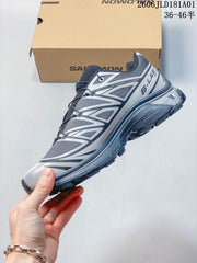 Salomon XT-6 Nocturne Vision Sneakers in Black and Silver