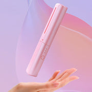 Mini Cordless Hair Straightener Brush – Ceramic Comb, USB Rechargeable, All Hair Types