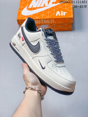 Nike Air Force 1 '07 LV8 Low Sneakers in White and Black