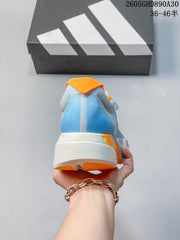 Adidas Adizero Adios Pro 4 Running Shoes, Blue and Orange KH6360