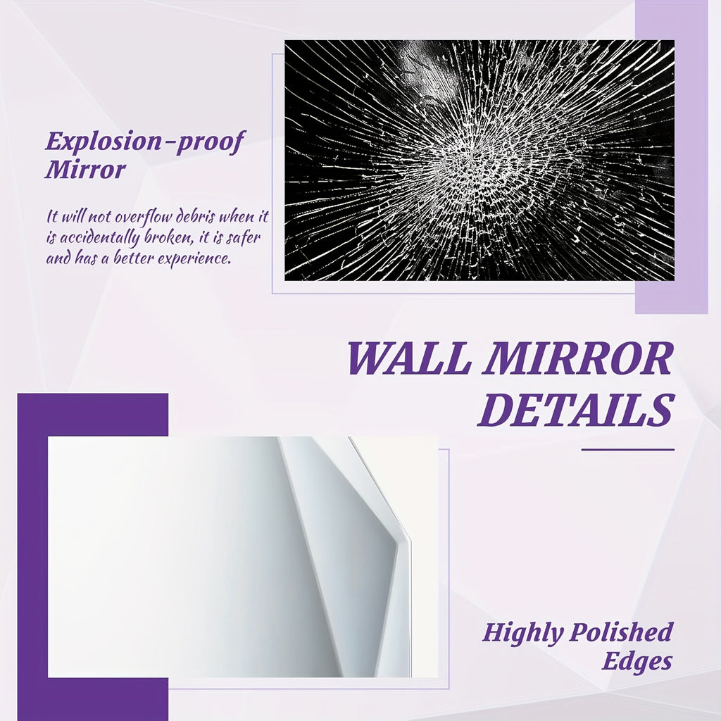 Bathroom Mirror For Wall, 20''\u002F24\