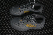 Balenciaga Hamptons Worn Out Sneakers in Grey and Yellow