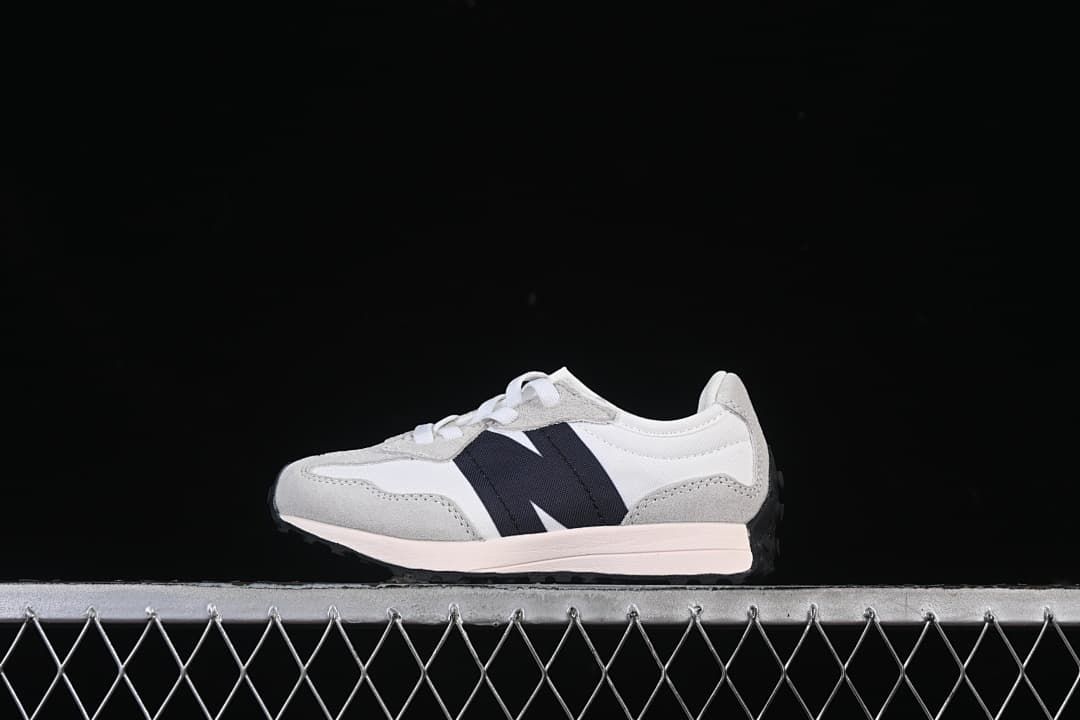 New Balance 327 Kids’ Sneakers White and Navy PH327FE