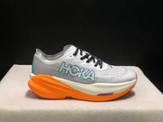 HOKA Mach X 2 Running Shoes in Gray and Orange