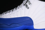 Air Jordan 12 Retro White and Blue Sneakers CT8013-140