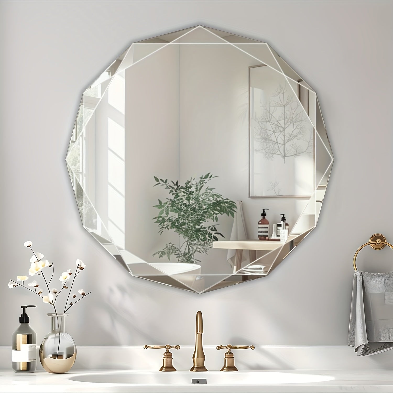 Bathroom Mirror For Wall, 20''\u002F24\