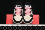 Nike Dunk Low Black White Pink Sneakers DD1391-100