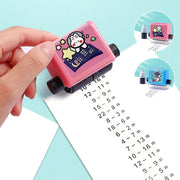 Math Learning Roller Stamp for Kids – Adjustable Numbers Practice Tool