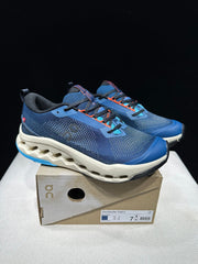 On Cloudsurfer Trail 2 Blue Trail Running Shoes
