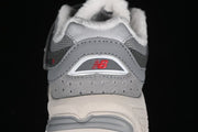New Balance 2002R Kids Hook-and-Loop Sneakers, Gray