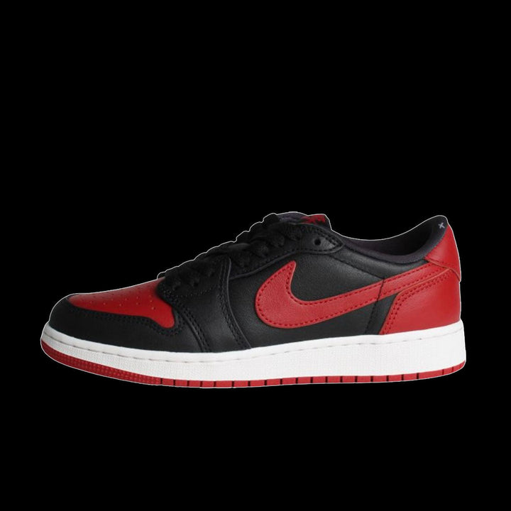 Air Jordan 1 Retro Low OG (GS)(Black/Black-Varsity Red-Summit White)