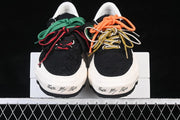 VESSEL x Snowflake Black Platform Low-Top Sneakers