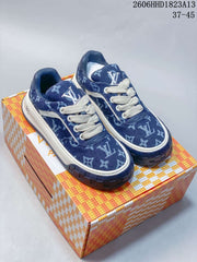 Louis Vuitton Tilted Low Sneakers in Blue Monogram
