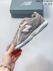 New Balance 204L Low-Top Sneakers in Gray and Brown