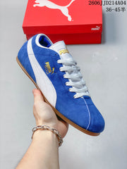 Puma Tackle Retro Low-Profile Sneakers Blue White 404456-02