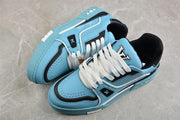 Louis Vuitton LV Trainer Sneakers in Blue and Navy MS 0196W