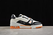 Louis Vuitton LV Trainer Sneaker White Orange