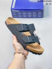 Birkenstock Arizona Two-Strap Sandals, Suede-Style Upper