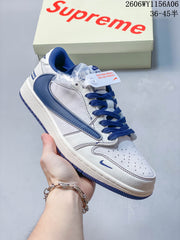 Jordan Air Jordan 1 Low OG SP White and Blue Sneakers