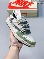 Jordan Air Jordan 1 Low OG SP Travis Scott Fragment White Green DM6868-102