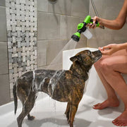 Pup Jet Dog Bathing Sprayer — 8-Mode Garden Hose Attachment