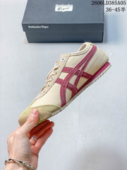Onitsuka Tiger Mexico 66 Deluxe Sneakers Beige Burgundy