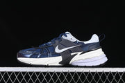 Nike V2K Run Navy and White Running Sneakers HJ4497-400