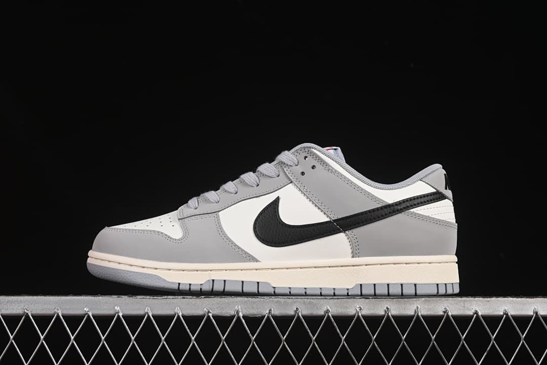 Nike SB Dunk Low Sneakers White Grey Black IB3079-101