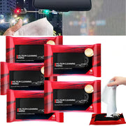 Car Windshield Oil Film Cleaning Wipes | Glass Cleaner + Hydrophobic Coating