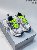 Balenciaga Phantom Sneakers Silver White Neon Yellow